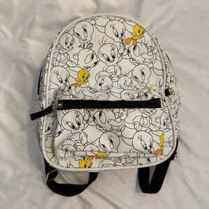 EUC Warner Brothers Looney Tunes Tweety Bird Mini Backpack